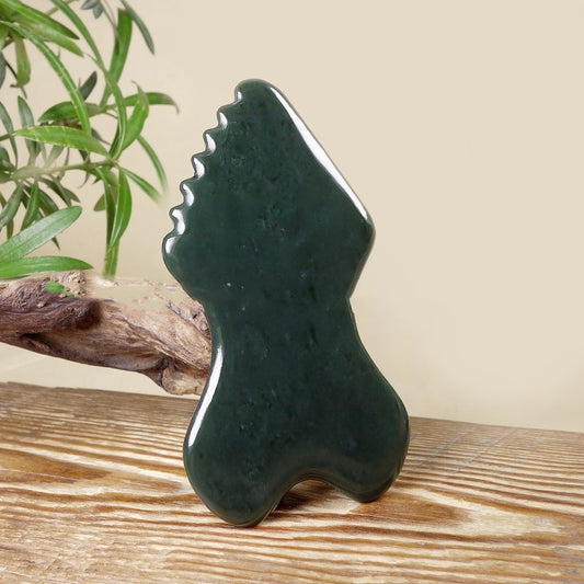 Hetian Jade Facial Beauty Scrapping Plate