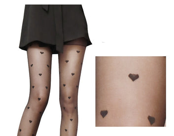 Black Silk Stockings Woman Thin Style INS Tide New Jacquard Net Red