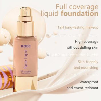 Waterproof Matte Light And Thin No Pink Concealing Foundation
