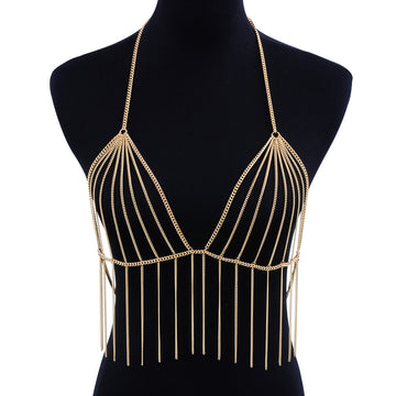 Exaggerated Jewelry Gold Multi-layer Tassels