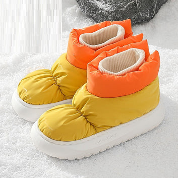 Women's Thick Bottom Down Cloth Snow Boots